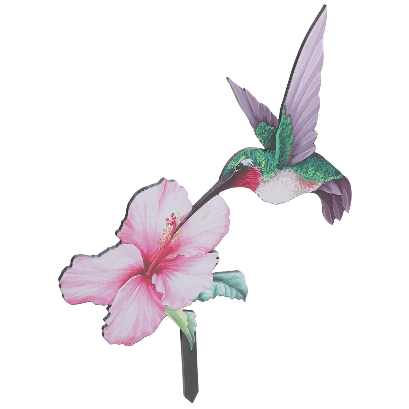 Kisangel 4stücke Blumen Gartenstecker Mit -Design Dekorative Gartenpfähle Für Außendekoration Wetterfest Für Garten Terrasse Beete Und Zäune Einzigartiges Kunstwerk Für