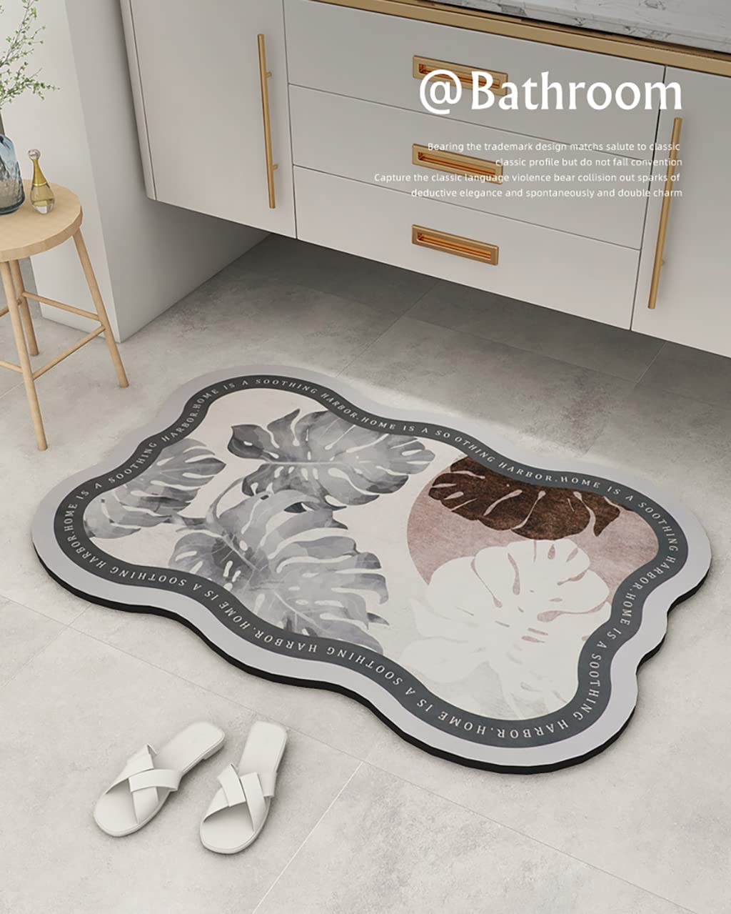 1pc Tapis Sol En Boue Diatomées Halloween Tapis D'absorption - Temu France