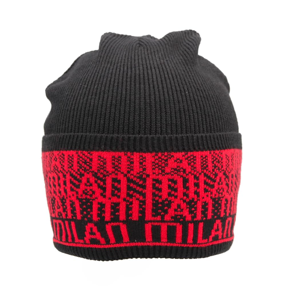 SET SCIARPA E CAPPELLO SKIPPER JACQUARD LOGATO 52% VI 30% PL 18% PA MILAN IN BOX 143569