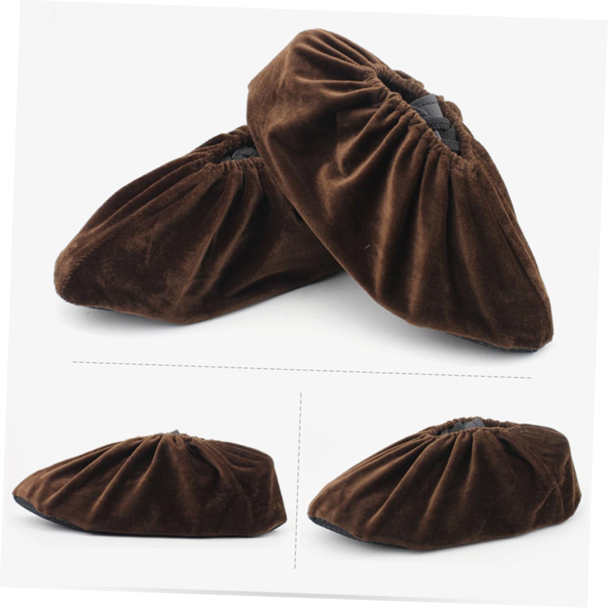 5pairs Washable Slip Shoe Covers Skid Overshoes Shoes Protector for Floor Cleaning