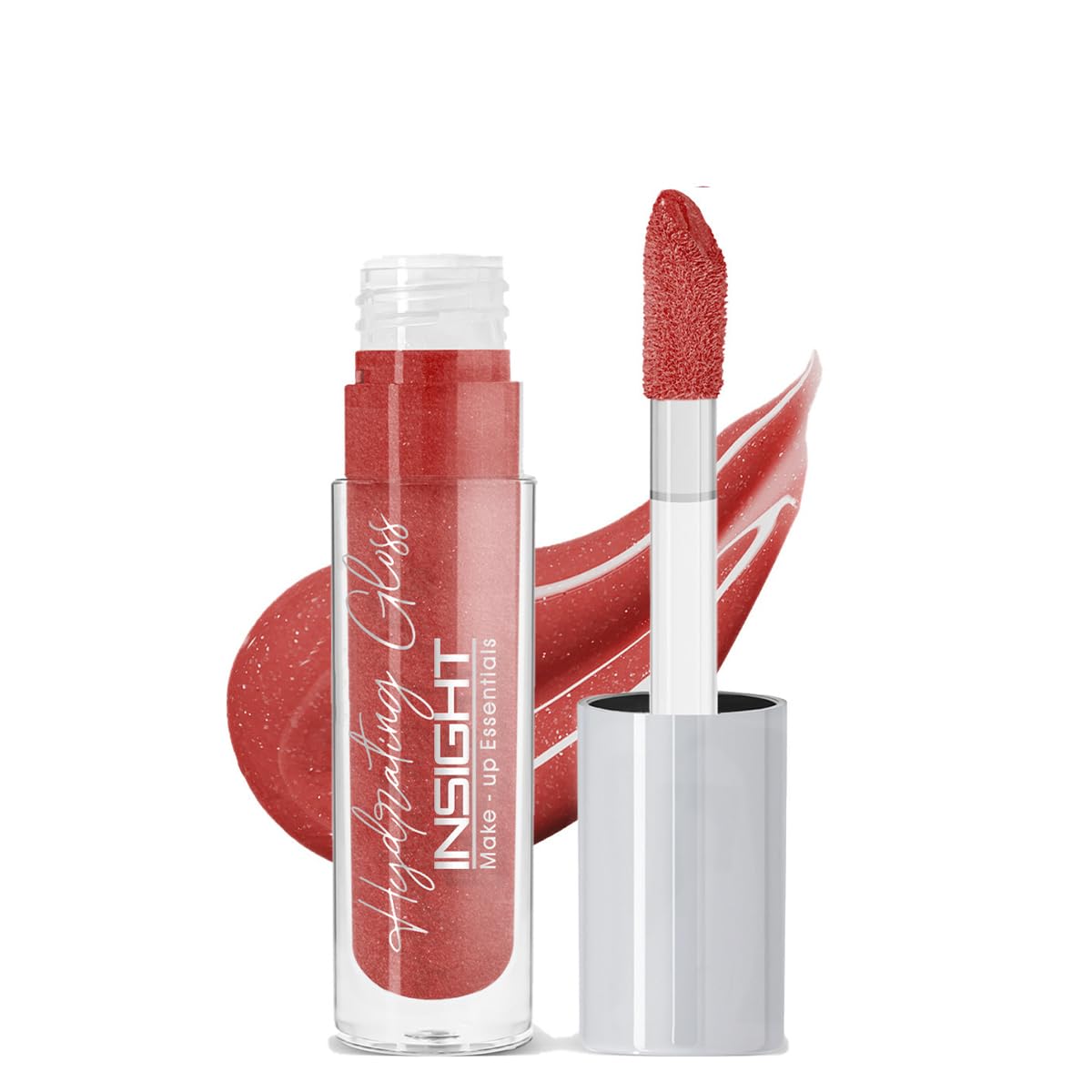 Insight Cosmetics Hydrating Gloss|Highly Pigmented|Glossy Texture |Long Lasting |Dramatic Color |Keeps Lips Hydrating,3.5gm(03-Peach Plum)-picture-29