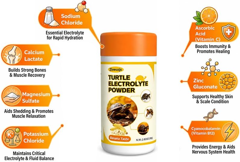 Tortoise Electrolytes — Ultra-Fine Powder — Banana 2.82 oz | Hydration