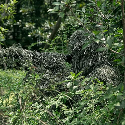 Image of DoCred 5-In-1 Ghillie Suit, 3D Camouflage Hunting Suits
