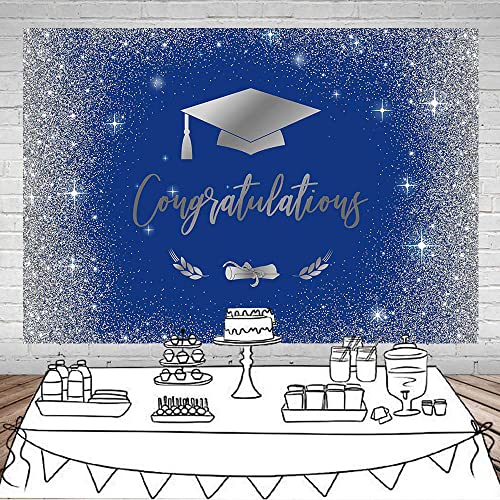 Fondo para Fiesta de Graduación 2026 Mocsicka Plateado 10x7ft miniatura 6