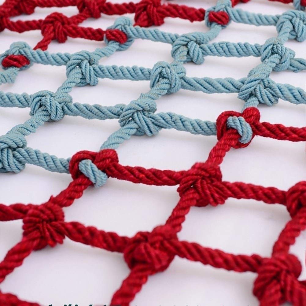 Rete da arrampicata per piante da esterno per bambini e adulti, rete protettiva per balcone e giardino, corda in poliestere resistente, ideale per scale e soffittoRete di sicurezza per piante