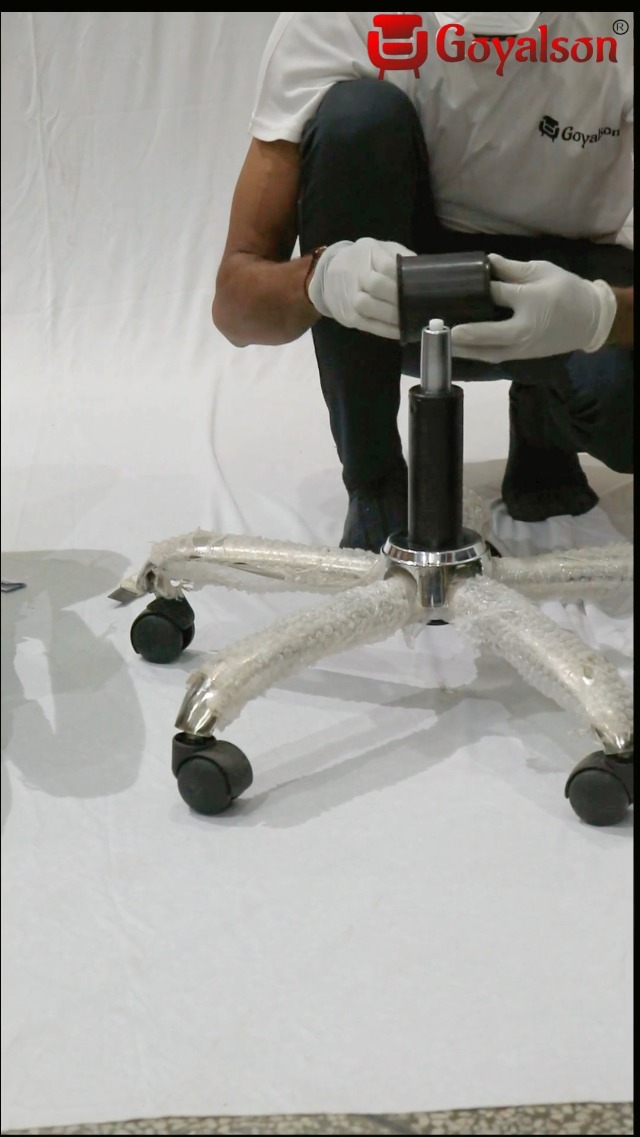 Watch Assemble a Revolving Chair in Minutes! No Experience Needed
