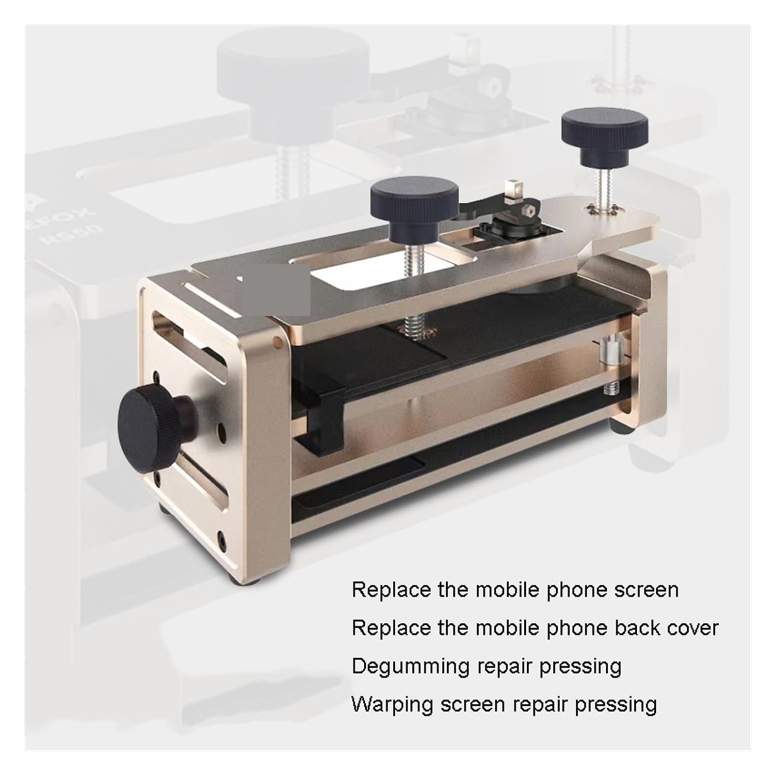 LCD-Bildschirmtrenner, RS50 2 In 1 Mobile Phone Opener & Clamp Fixture For Flat Screen Back Cover Removal And Pressure-holding
