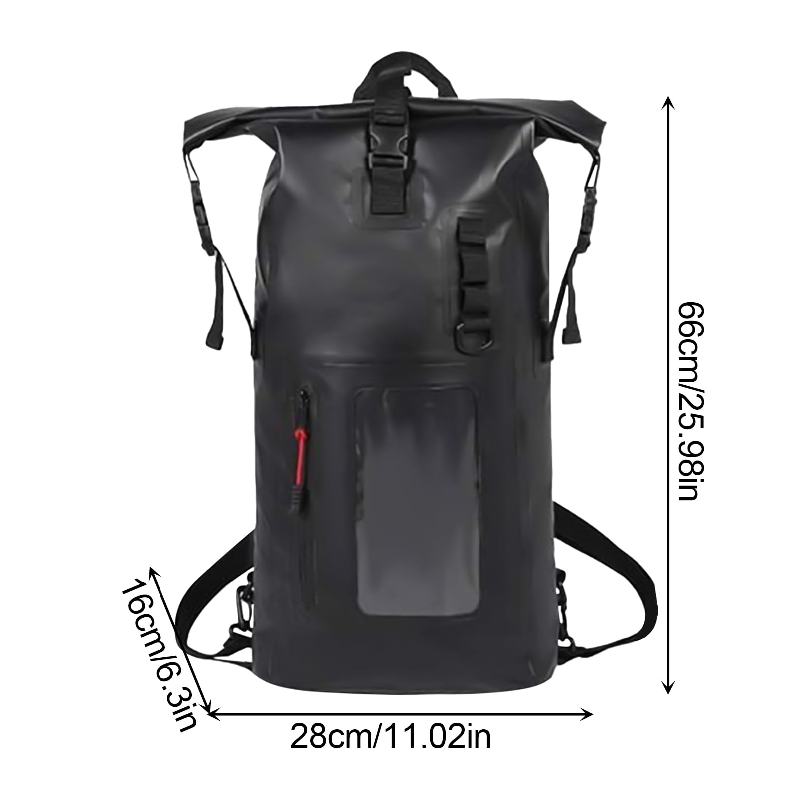 Générique Zaino impermeabile impermeabile,borsa da viaggio rinforzata con chiusura a rullo superiore | pacchetto portatile di grande capacità 30 l per kayak spiaggia campeggio escursionismo uomini