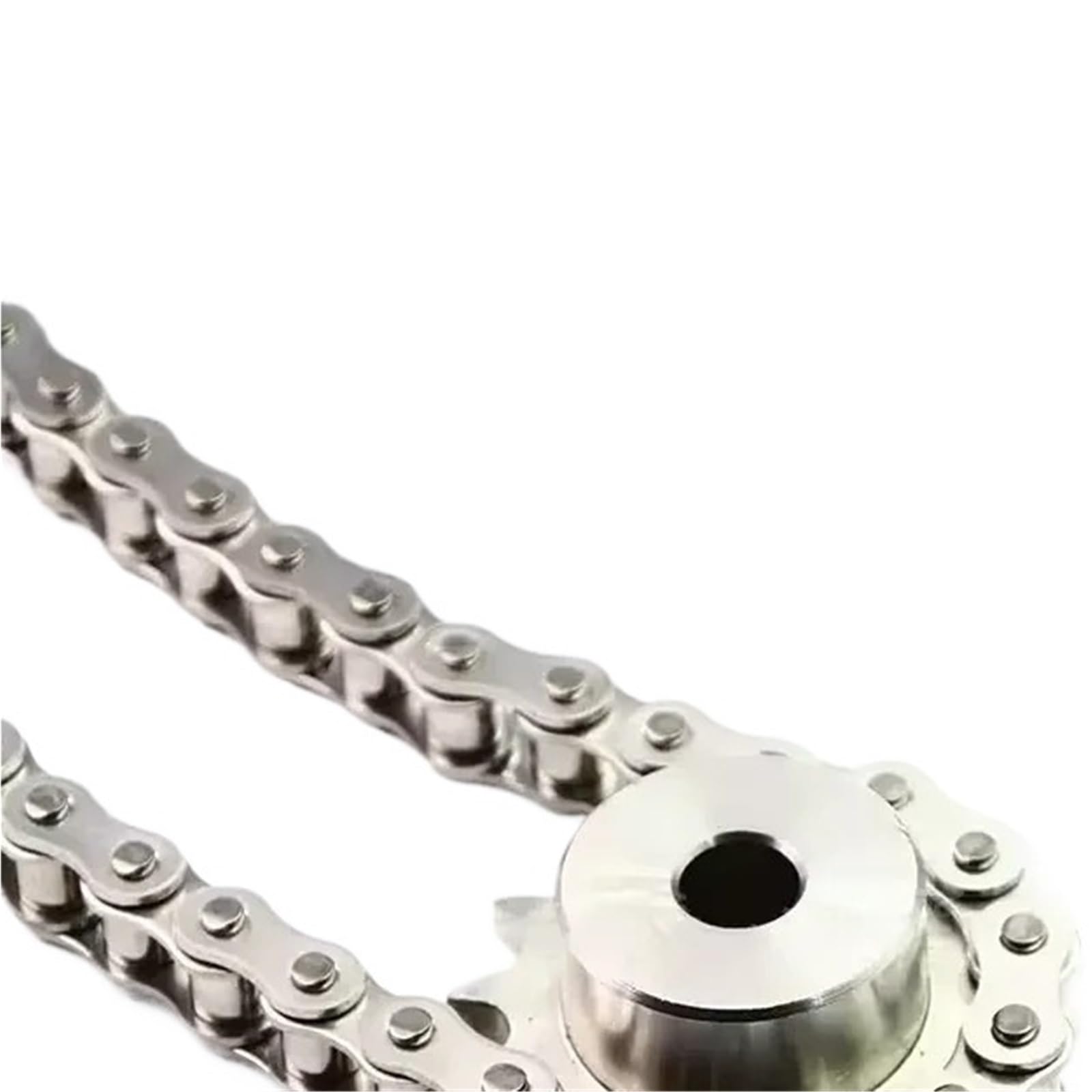 Rollenkette Aus Kohlenstoffstahl 1/1,524 Meter 304 Edelstahl Short Pitch Rollenkette Industrielle Übertragungskette 04C 05B 06B 06C 08A 08B 10A 10B 12A(L 1.524m,05B-1 (Pitch 8))