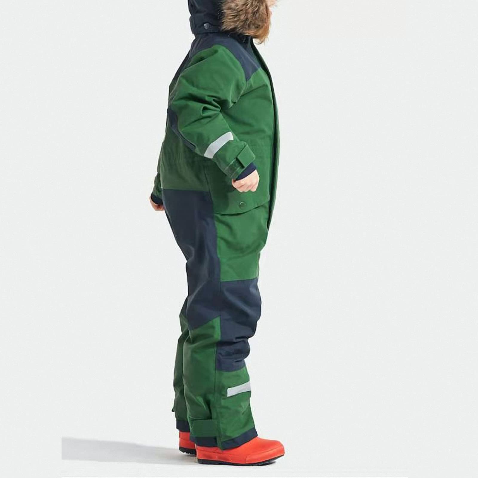 Einteilige skianzüge Snowboard Kinder,Skijacke außenbereich,Wind und wasserdichte Schneeoverall Winteranzug,warme und Dicke Outdoorjacke mit Kapuze schüler,Jungen/mädchen