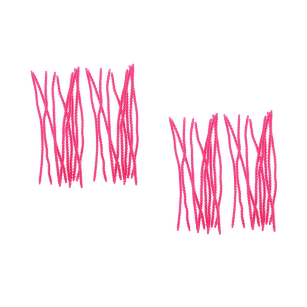 40 Piezas Varillas para Permanente de Silicona Flexibles Rizadores para Cabello y Color Rosa Herramientas para Peinados Mujeres
