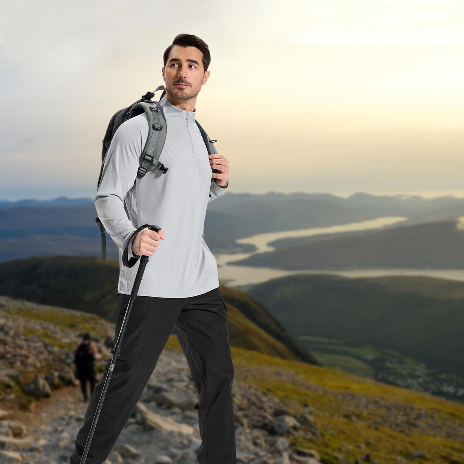 LOOGU Camo Hunting Pants for Men Water-Resistant Quiet & Matte Turkey Hunting Camo Pants for Men with 6 Pockets - Image 8