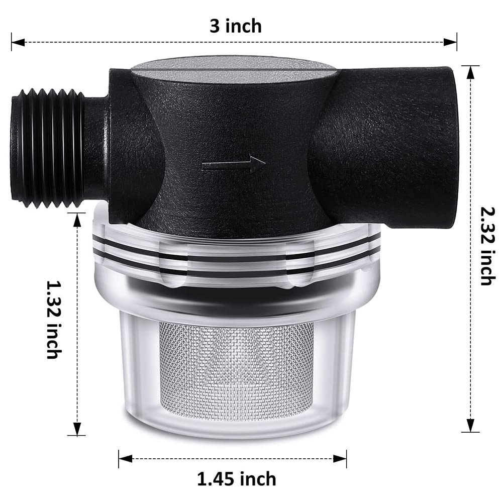 Wasser Pumpen Sieb Filter, RV 1/2 Twist On Rohr Sieb, Kompatibel mit oder Pumpen