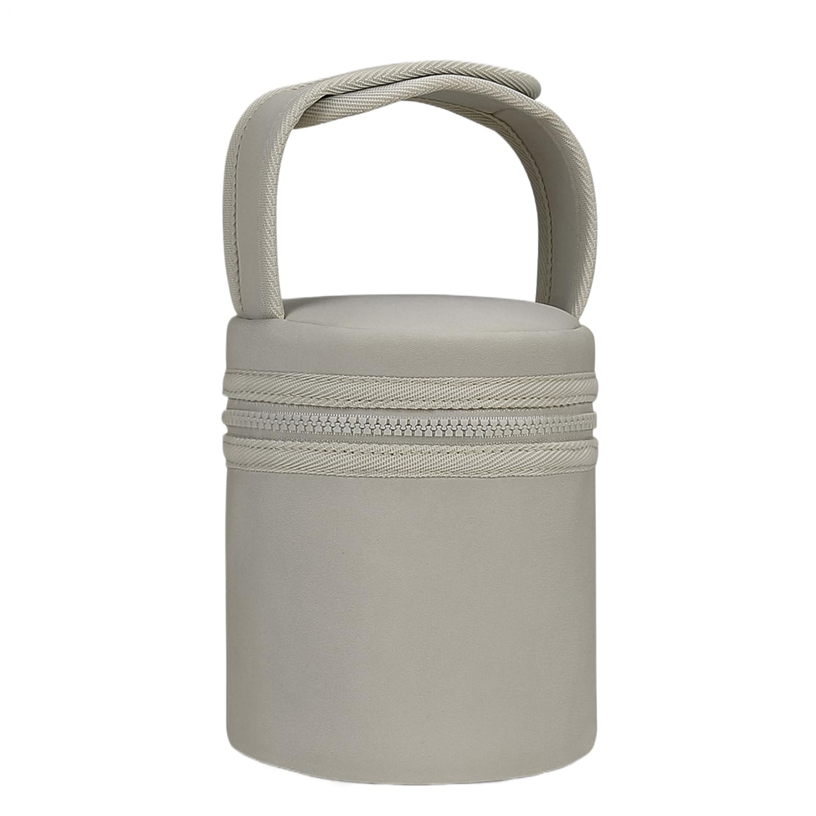 Ungtyb Breast Milk Storage Cooler, Insulated Bottle Cooler Bag, Breast Milk Chiller Bag, Breastfeeding Cooler Bag 12.5 x 15.5 cm for Milk, Outdoor, Travel, Walk, Home, Multicolour, beige,