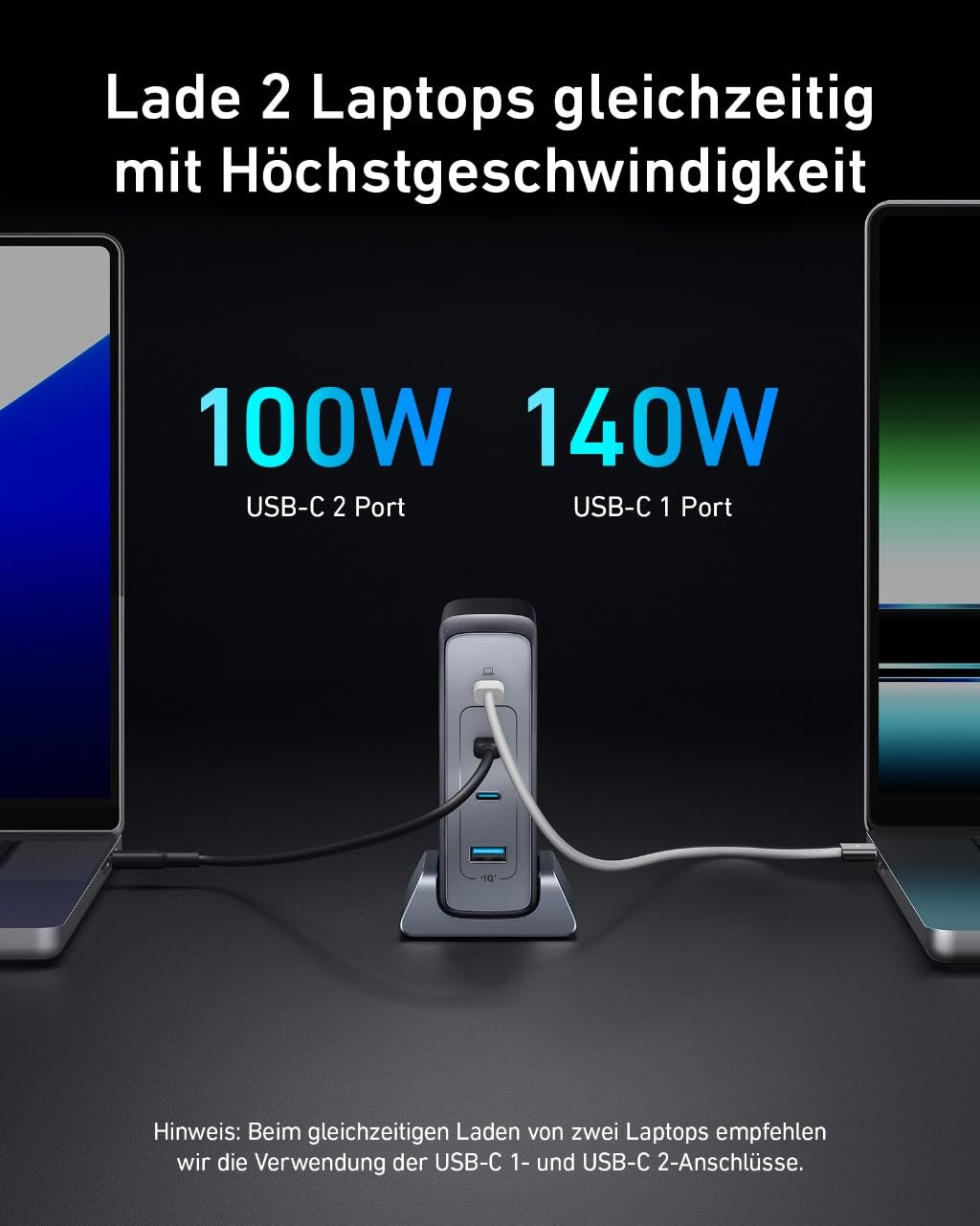 Anker Prime 240W USB-C Ladegerät GaN – 4-Port Netzteil Für MacBook, IPhone, IPad & Mehr