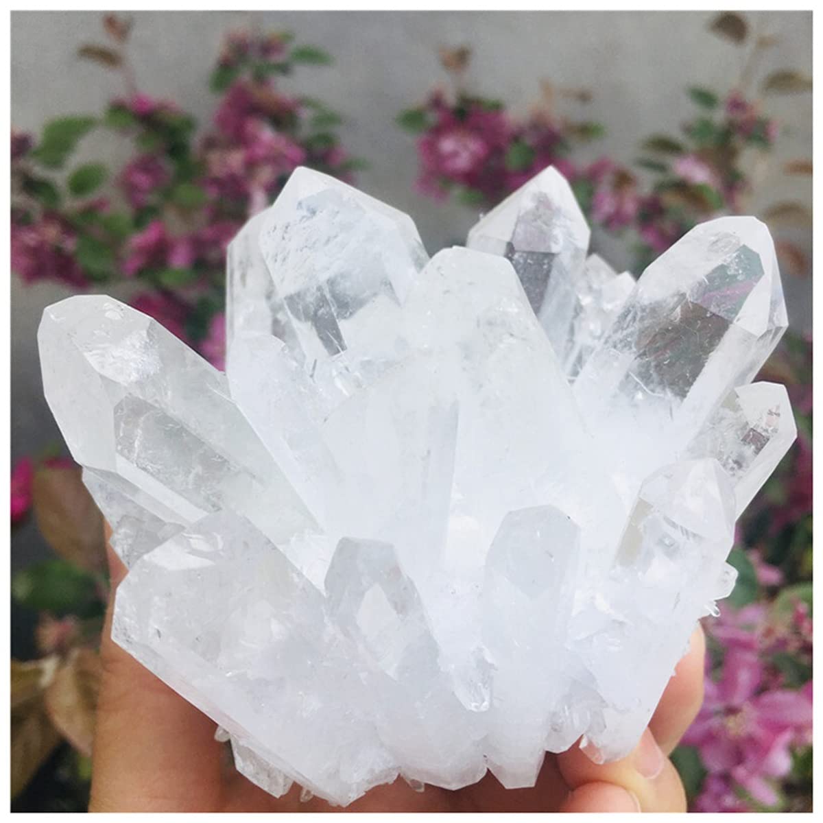 Piedras de cristal de cuarzo transparente natural de 400g: el regalo de armonia ideal