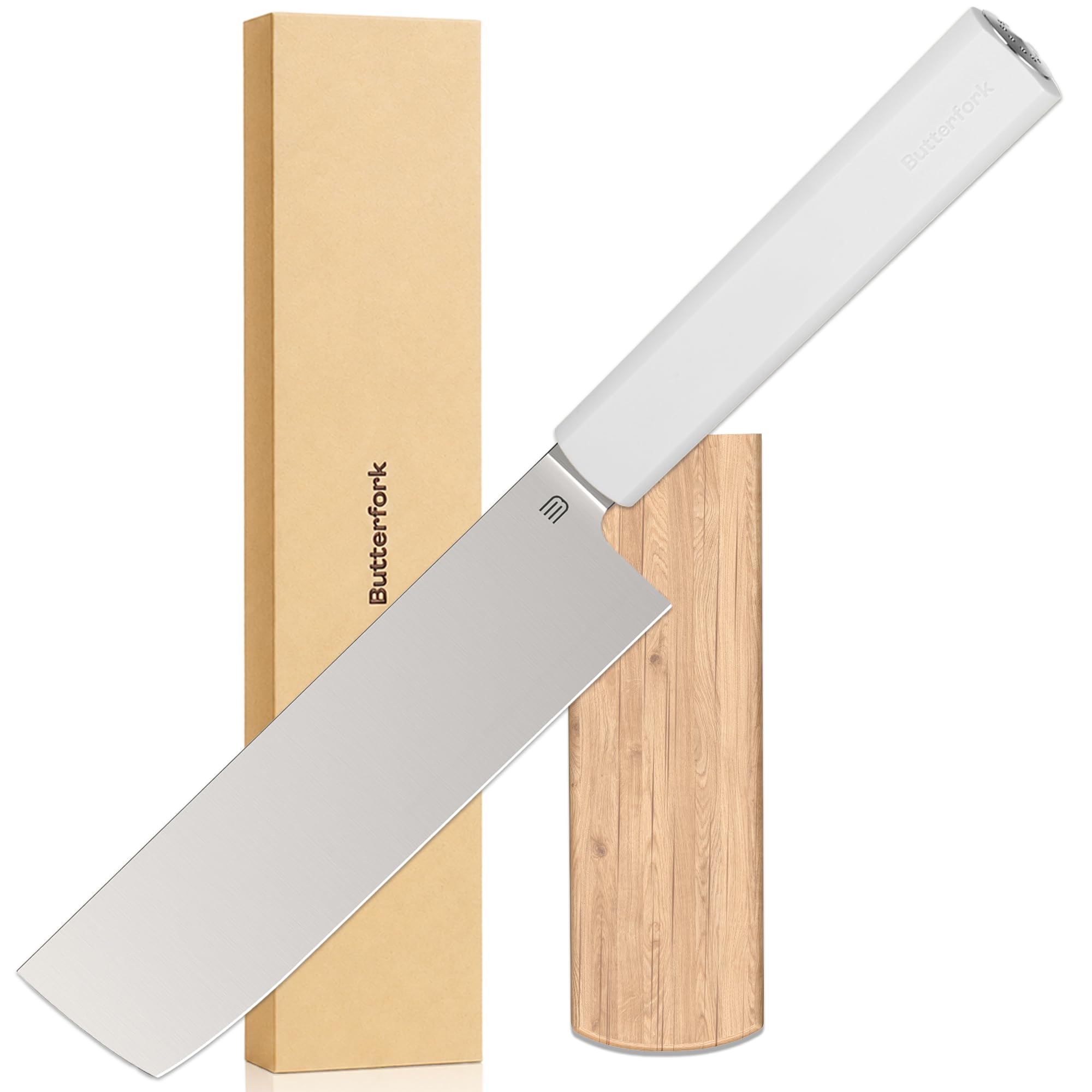8 Inch Chef Knife, Kitchen Knife with AR-RPM9 Steel & Ergonomic ABS Handle — Amazon image 15