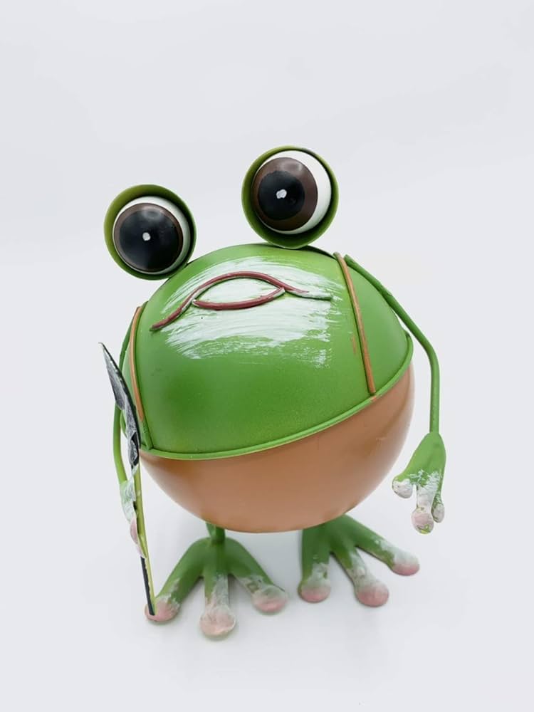 カエル　ブリキ　置物 カエル 置物 ブリキ カエルキング : ポッチワン 壁紙屋さん