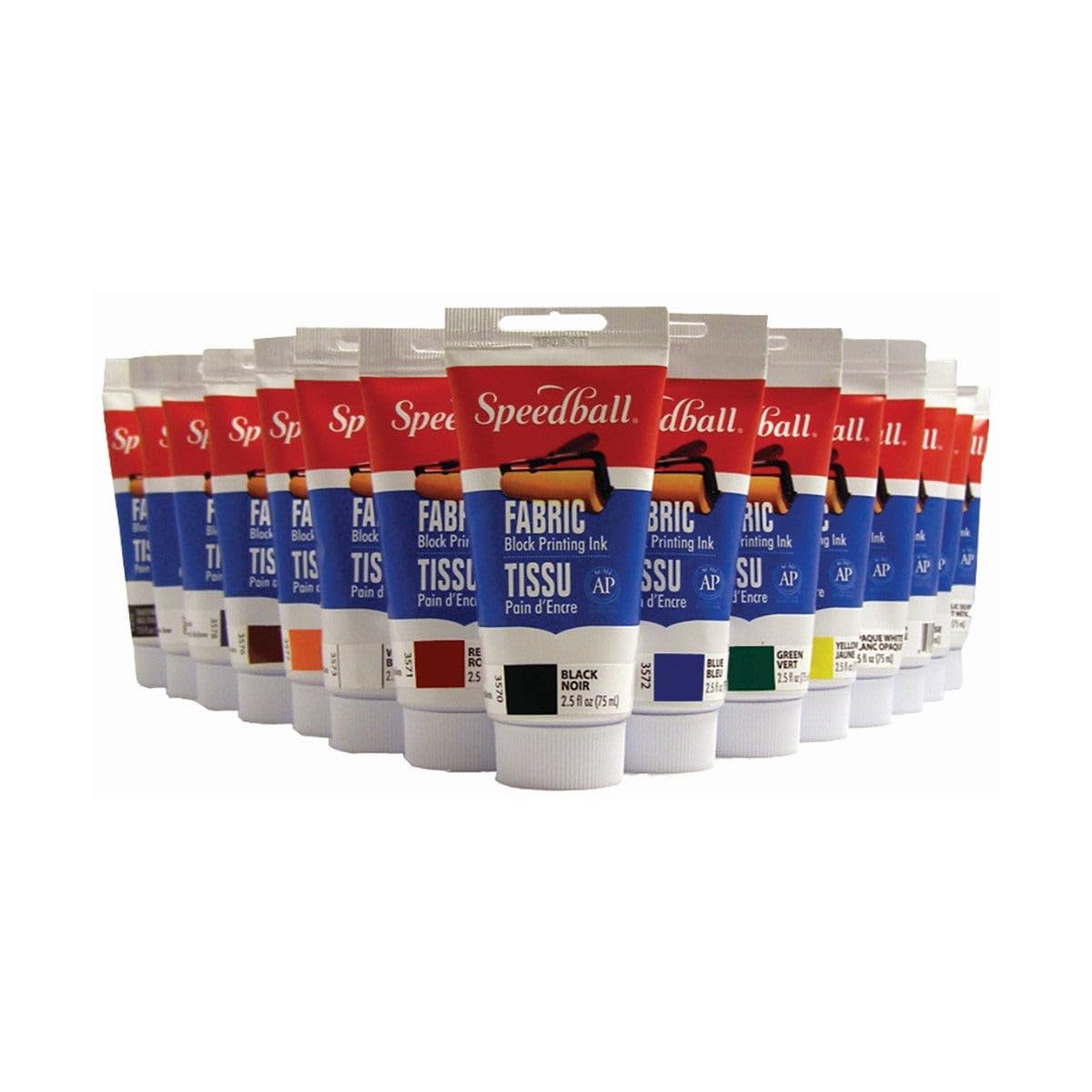 Speedball Fabric Block Printing Ink, Transparent Extender, 2.5-Ounce Tube