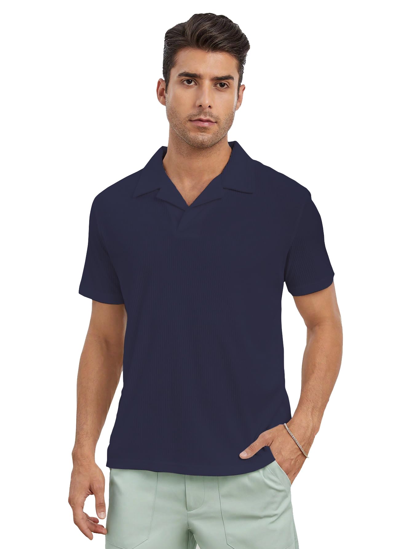 avanova Men's Solid Regular Fit T-Shirt-picture-27