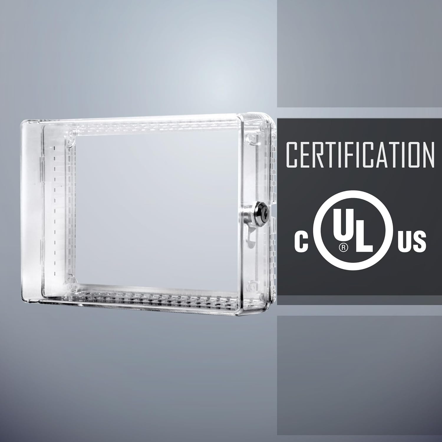 Taymac ZTC300 Plastic Thermostat Cover Low Profile, Large, Clear