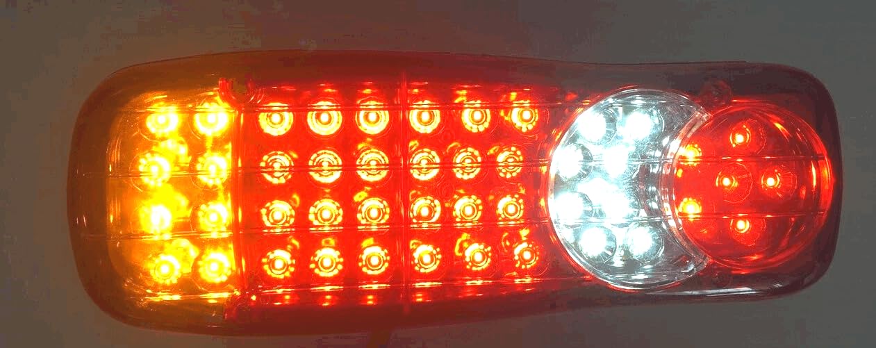 2x feux arrière à LED 12V usage universelle, convient aux camions remorques bennes camions