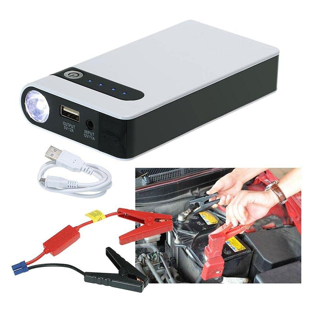 Booster Avviamento Auto Auto Jump Starter Avvio Dispositivo 20000Mah Battery Power Bank Auto Emergency Car Booster 12V Car Caricabatterie Mobile Carica Batteria per Auto(C)