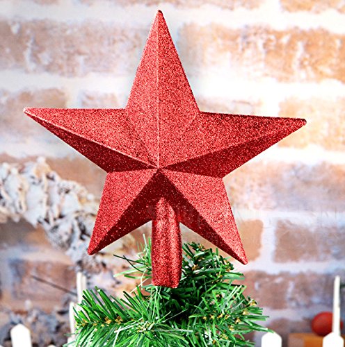 Amazon.co.jp: クリスマス ツリー 星 飾り トップ スター サンタツリー