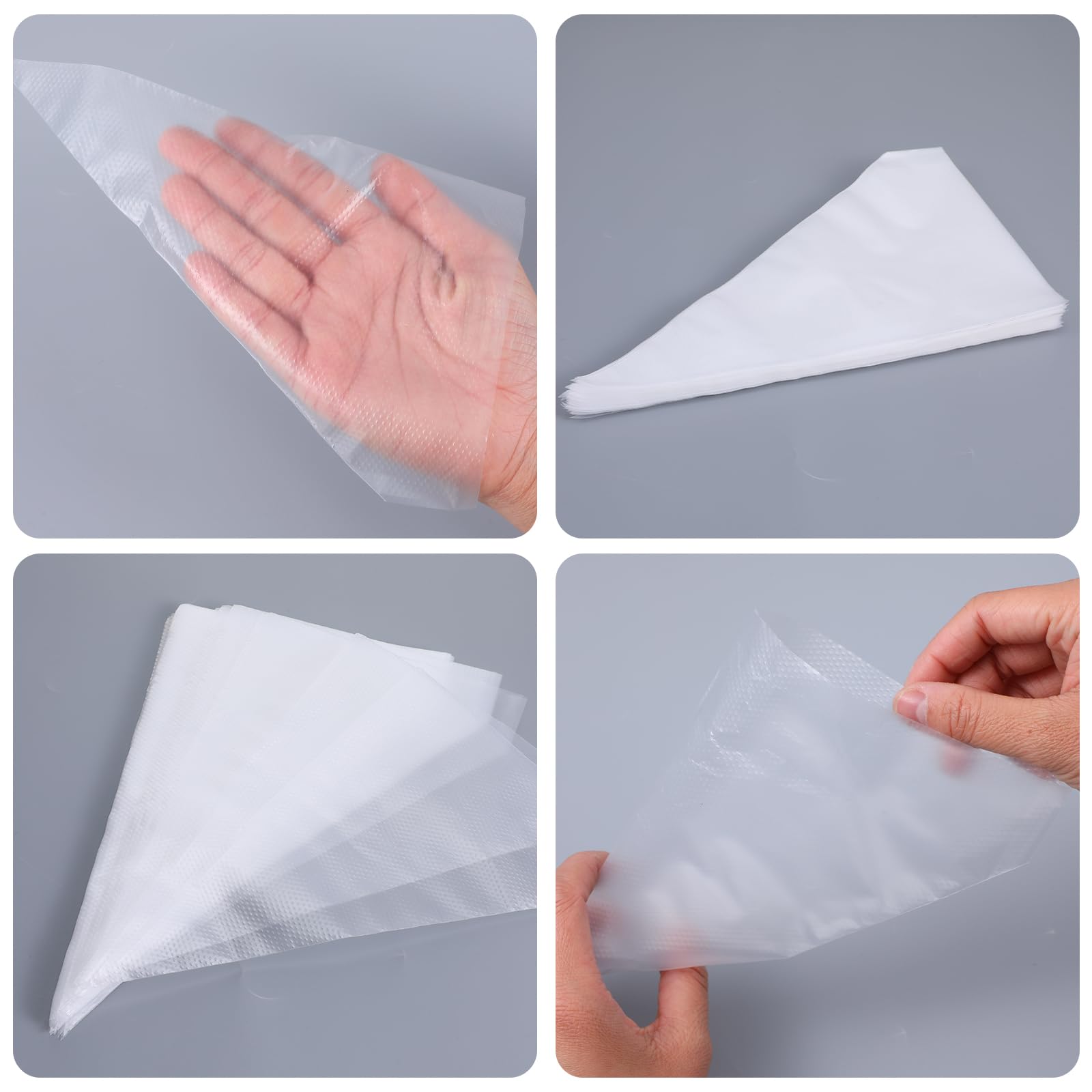 200Pcs Small Piping Bags 8 Inch Disposable Icing Bags Mini Tipless Pastry Piping Bag for Cream Frosting Dessert Decorations - Image 3