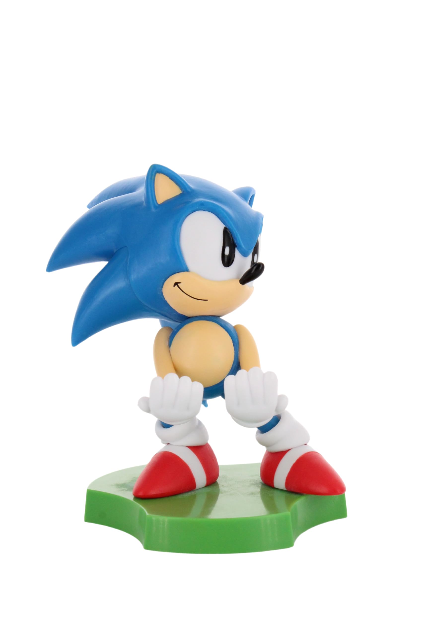 Cableguys Minis Sliding Sonic Phone Stand & Earbuds Holder - Novelty Phone Stand for Desk and Bedside, In Ear Headphone Holder for Smartphone & Small Devices, Cute Desk Decor and Accessories