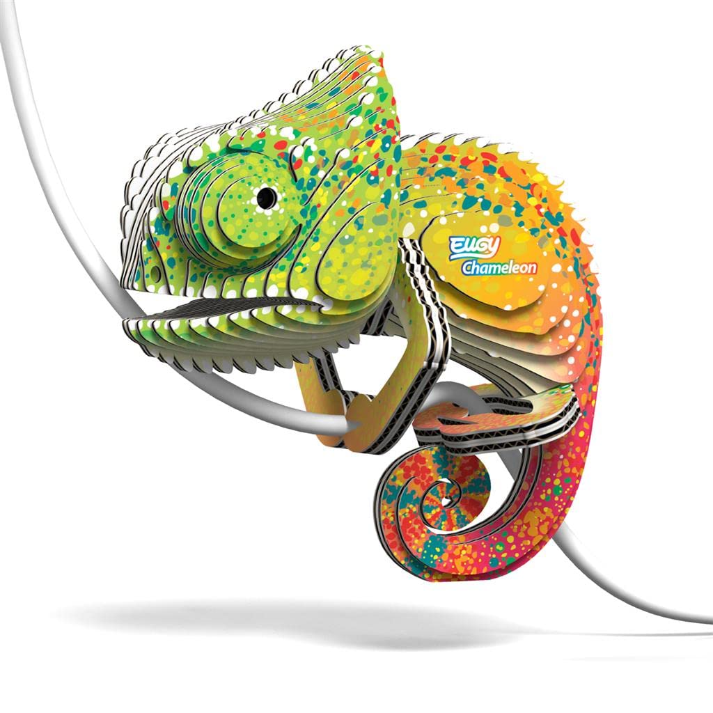 EUGY075 Chameleon Eco-Friendly 3D Paper Puzzle [New Seal]