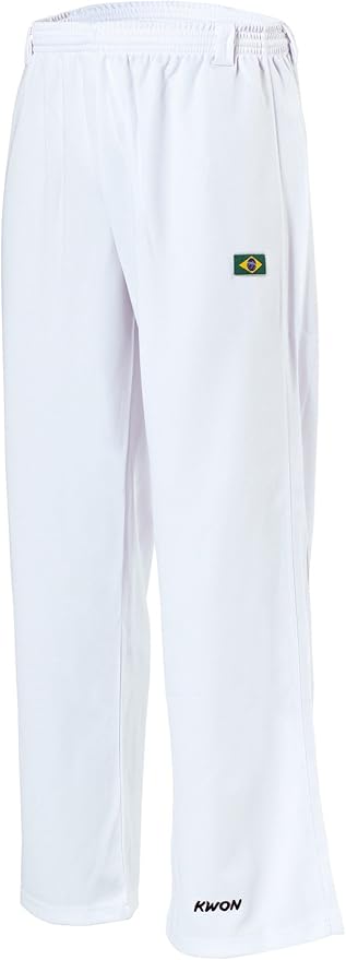 KWON Capoeira Hose Schwarz - Brasilianische Kampfkunsthose Für Sport & Yoga