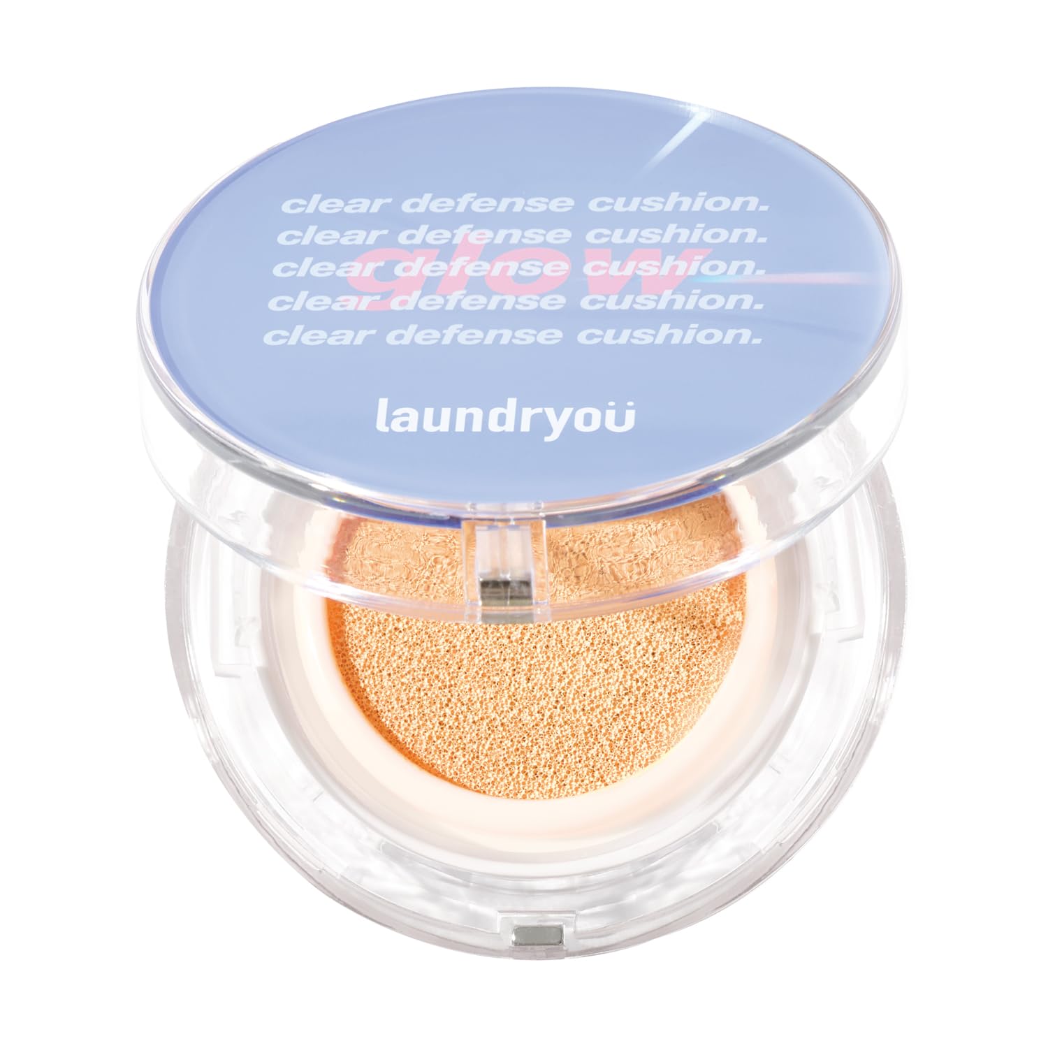 laundryou ランドリーユー 韓国コスメ クッションファンデ クリア ディフェンス クッション グロウ 選べる laundryou 韓国コスメ ランドリーユー スキンケア コスメ (#21 ウユニベージュ, レギュラー)