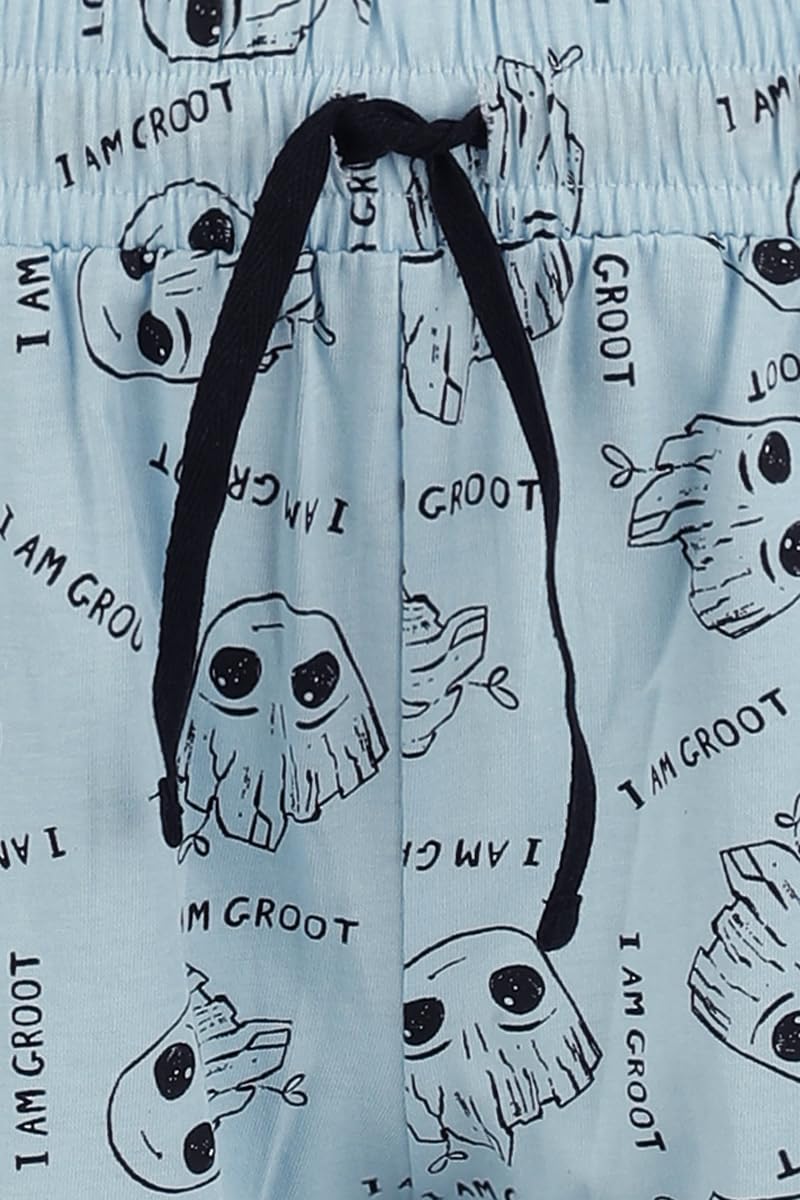 Les Gardiens De La Galaxie I Am Groot Mood Femme Pyjama bleu 100% Coton
