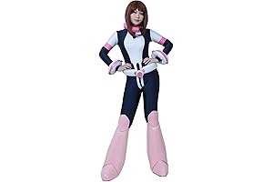 Anime Hero Cosplay Suit Costume with Belt and Neckwear