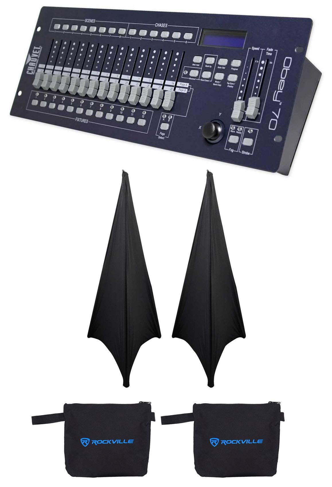 Amazon.com: Chauvet DJ Obey 70 Light/Fog DMX Lighting Controller+