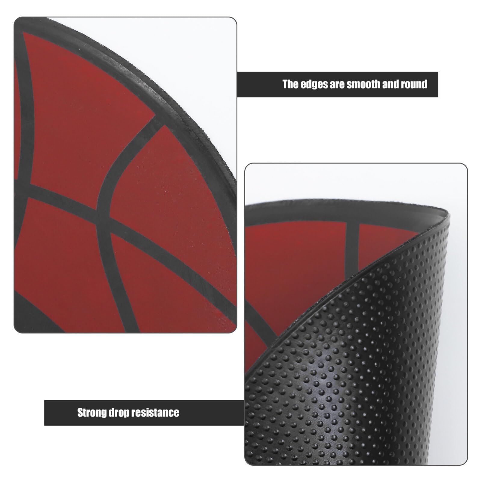 Milisten Basketball-Trainingsausrüstung Trainingsmarkierungen Basketball-Trainingspunkte 5 Bodenmarkierungen Flache Scheibenmarkierungen Runde Flache Zahlenpunkte Für Jugend- Und