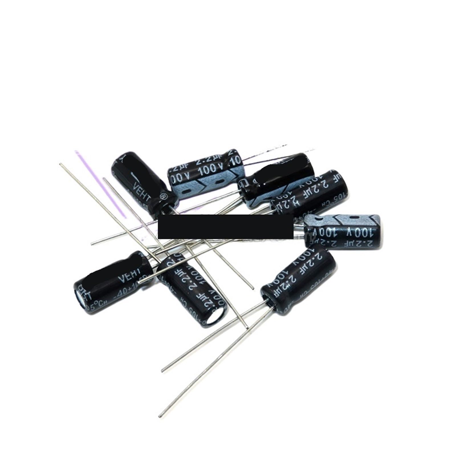 ICXLPMC 50PCS 100V2.2UF 5 * 11mm 2.2UF 100V 5 * 11 Electrolytic capacitor