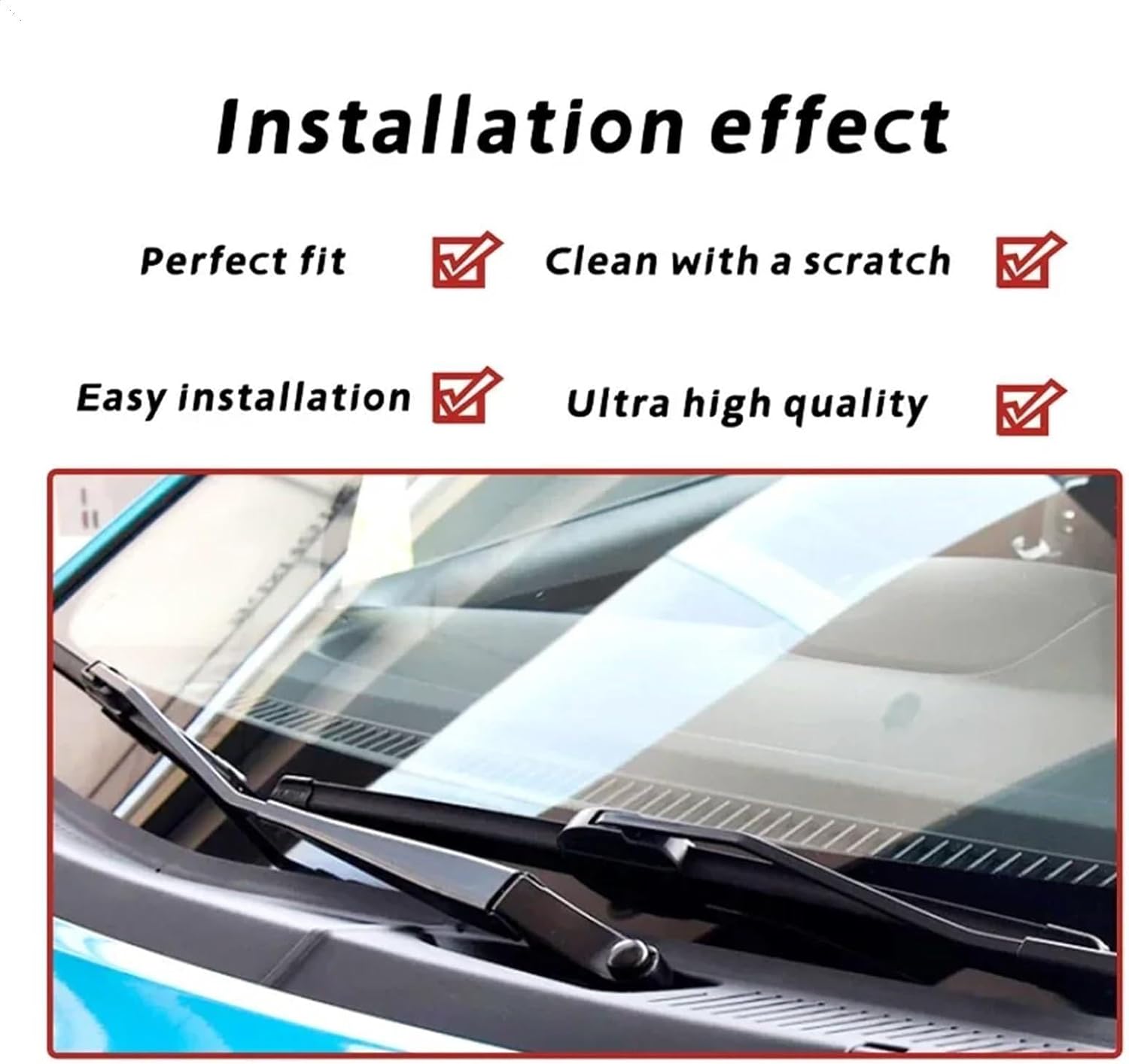 Front Windshield Wiper General Motors Multifunctional Rubber Strip Wholesale ，Compatible With Renault Fluence Kangoo MK2 1 Rear