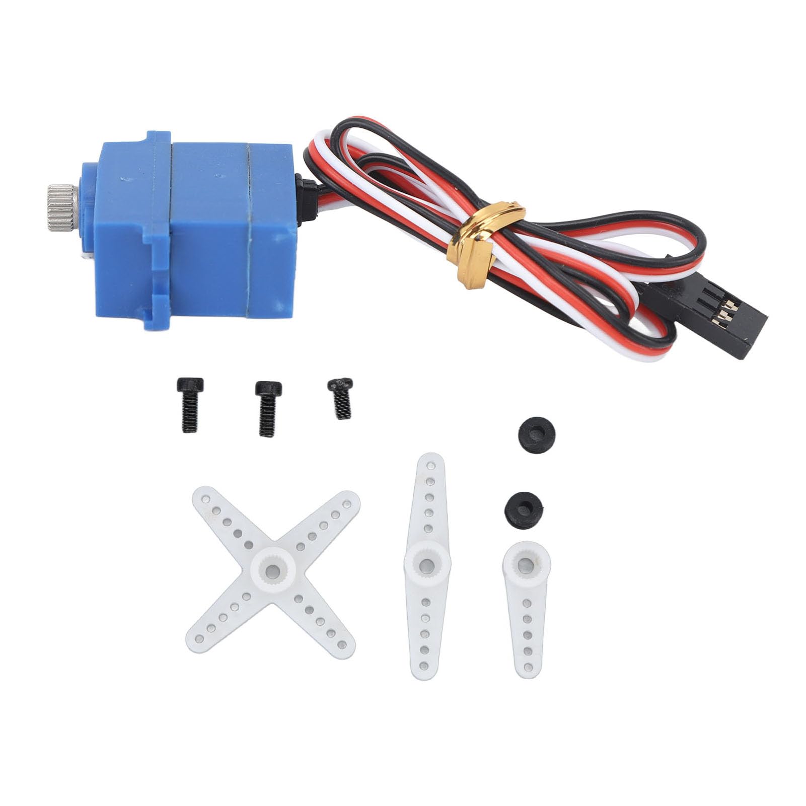 VGEBY Servo RC, Servo Impermeabile Sterzo a Ingranaggi in Metallo a 3 Fili Adatto per 1/18 4M