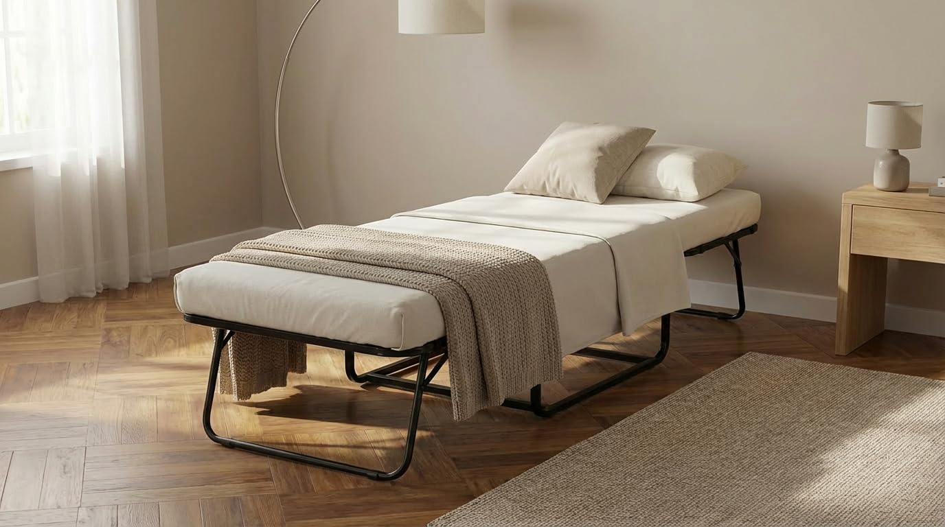 ARREDO POUF LETTO RECLINABILE A LETTO (POUF LETTO ROSSO)