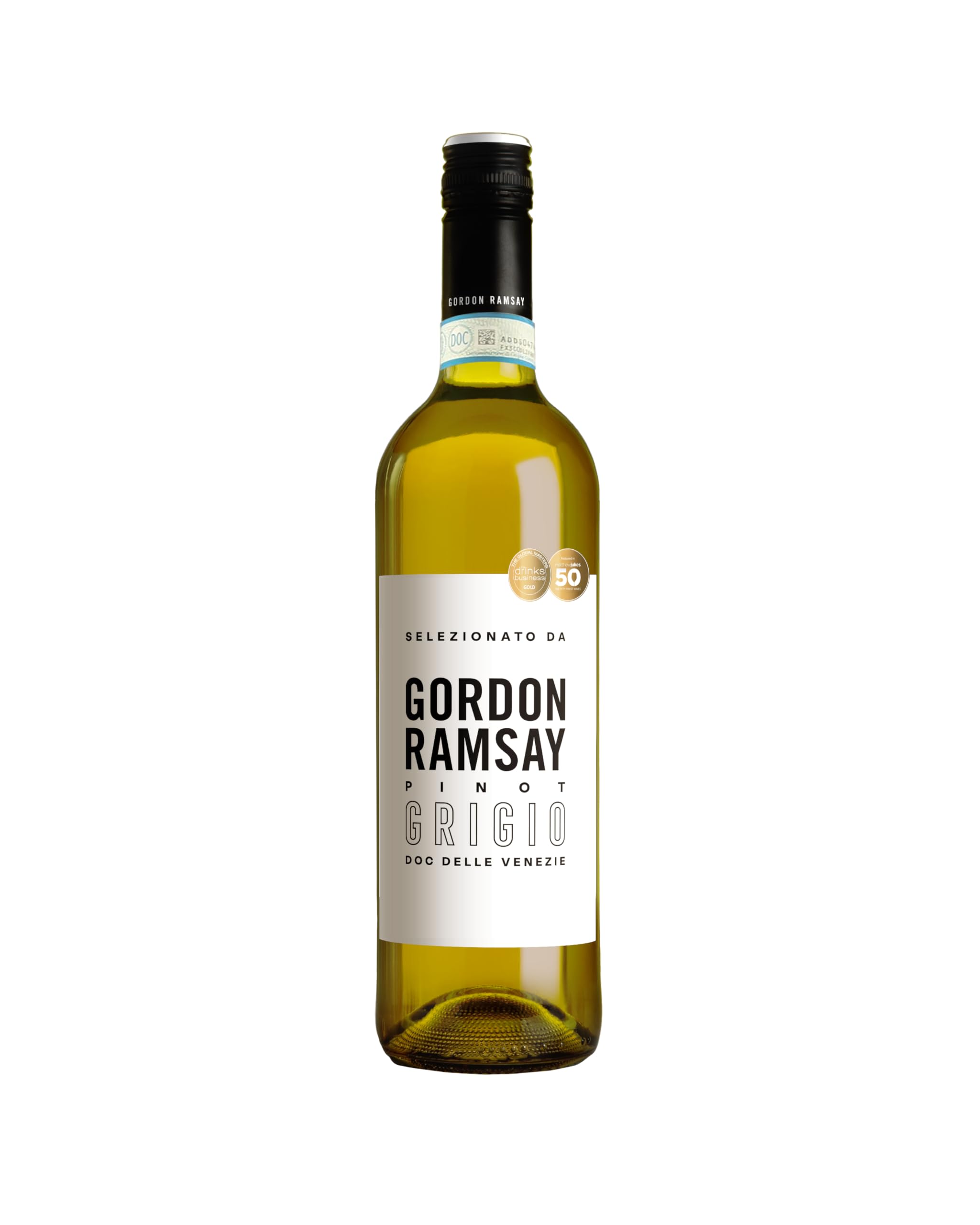 Gordon Ramsay Wines Pinot Grigio, DOC Delle Venezie, 75cl, 11percent ABV, 2023, Optimal for Gifting and Celebrations by Blue Tree Gifts