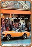 Vintage MG Midget Advertising Poster Metal Sign Retro Wall Decoration Shop bar Living Room Wall Art tin Sign 8X12 Inches