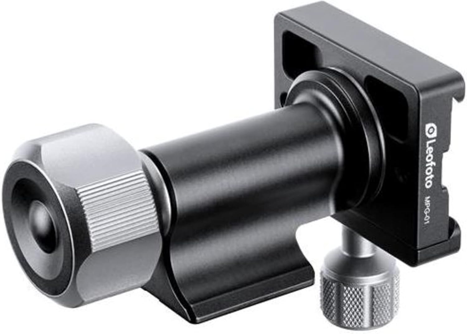 Leofoto MPG Monopod Head, Side Mount Tilt Head, 360° Vertical Tilting, 3/8" Mounting Thread, Arca Compatible (MPG-01)