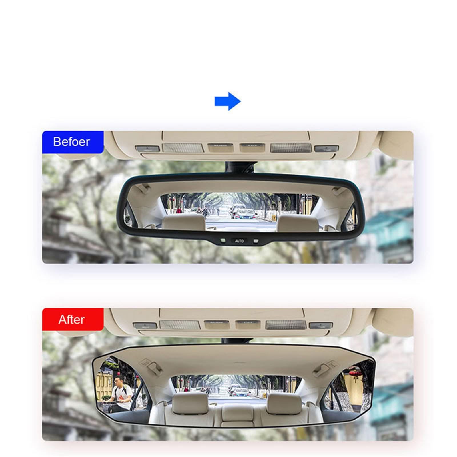 Specchietto neonato auto – Retrovisore convesso
