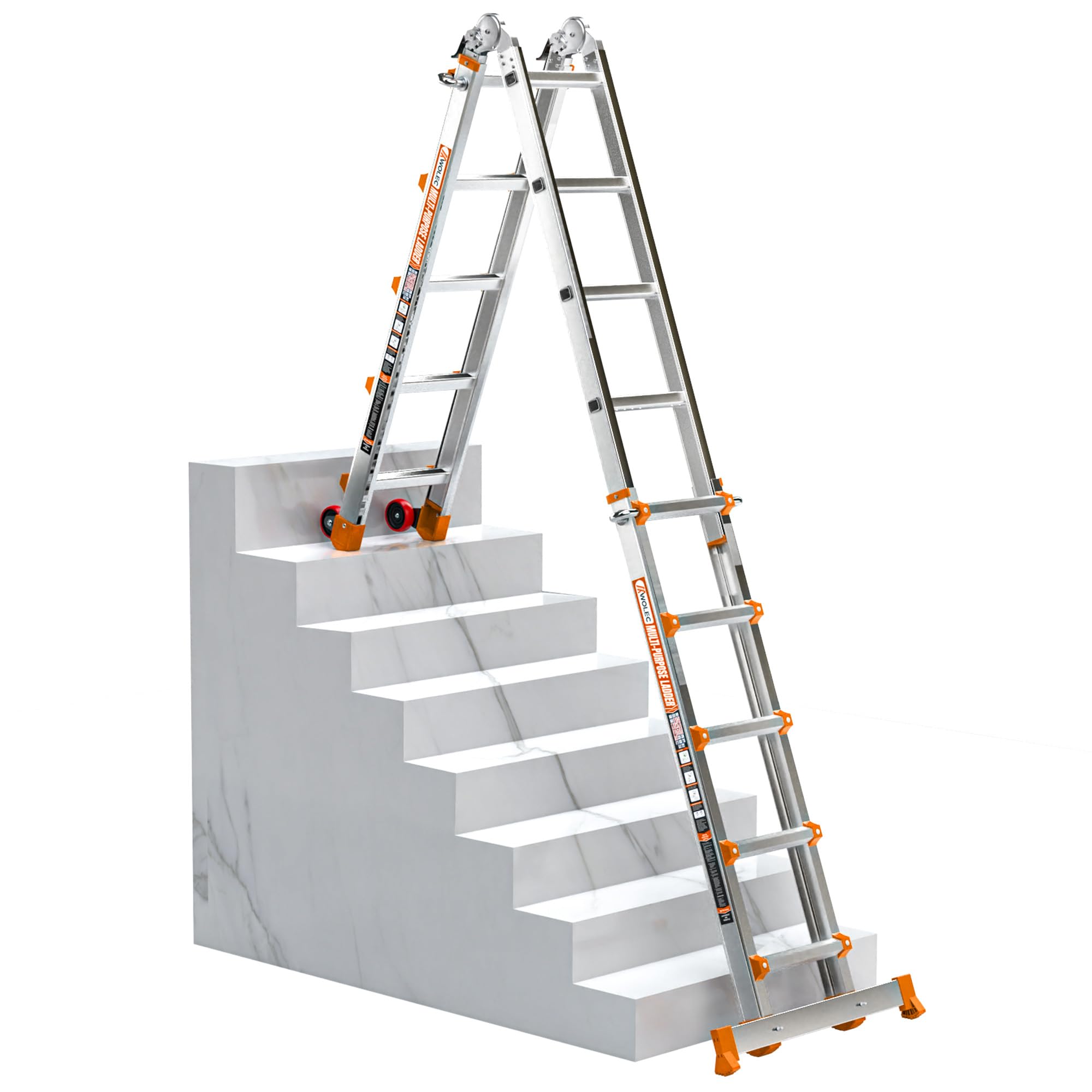 17FT Multi-Position Telescoping Ladder