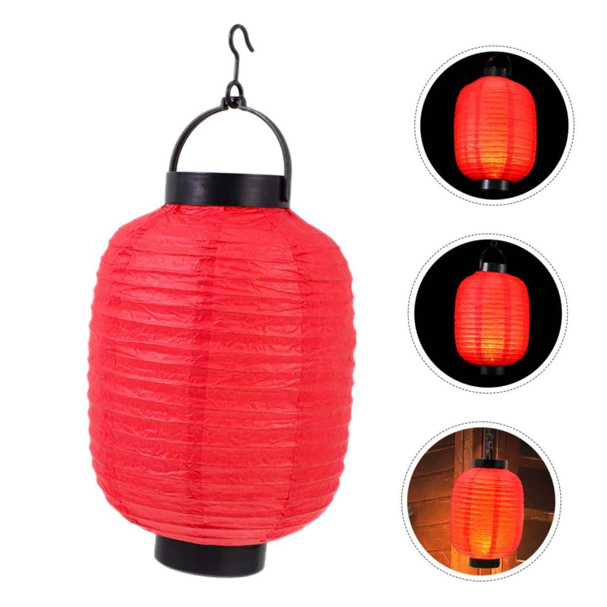 jojofuny 3 Set Di Lanterne Di Carta in Stile Giapponese Lanterne Decorative Sospese Con Luci Per La Casa 2 Pezzi * 3
