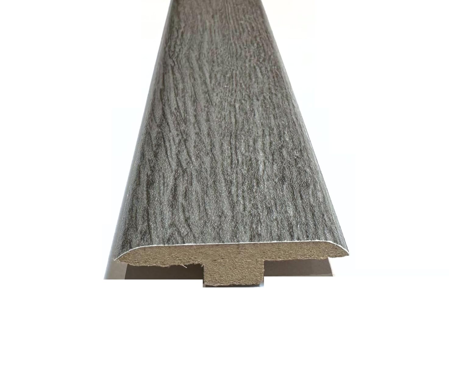 Boston Grey Oak Laminate & Wood Flooring Section Transition Bar MDF Threshold Strip T Bar Profile Door Strip Moulding Oak Trim (1, 2400mm (7ft 9"))