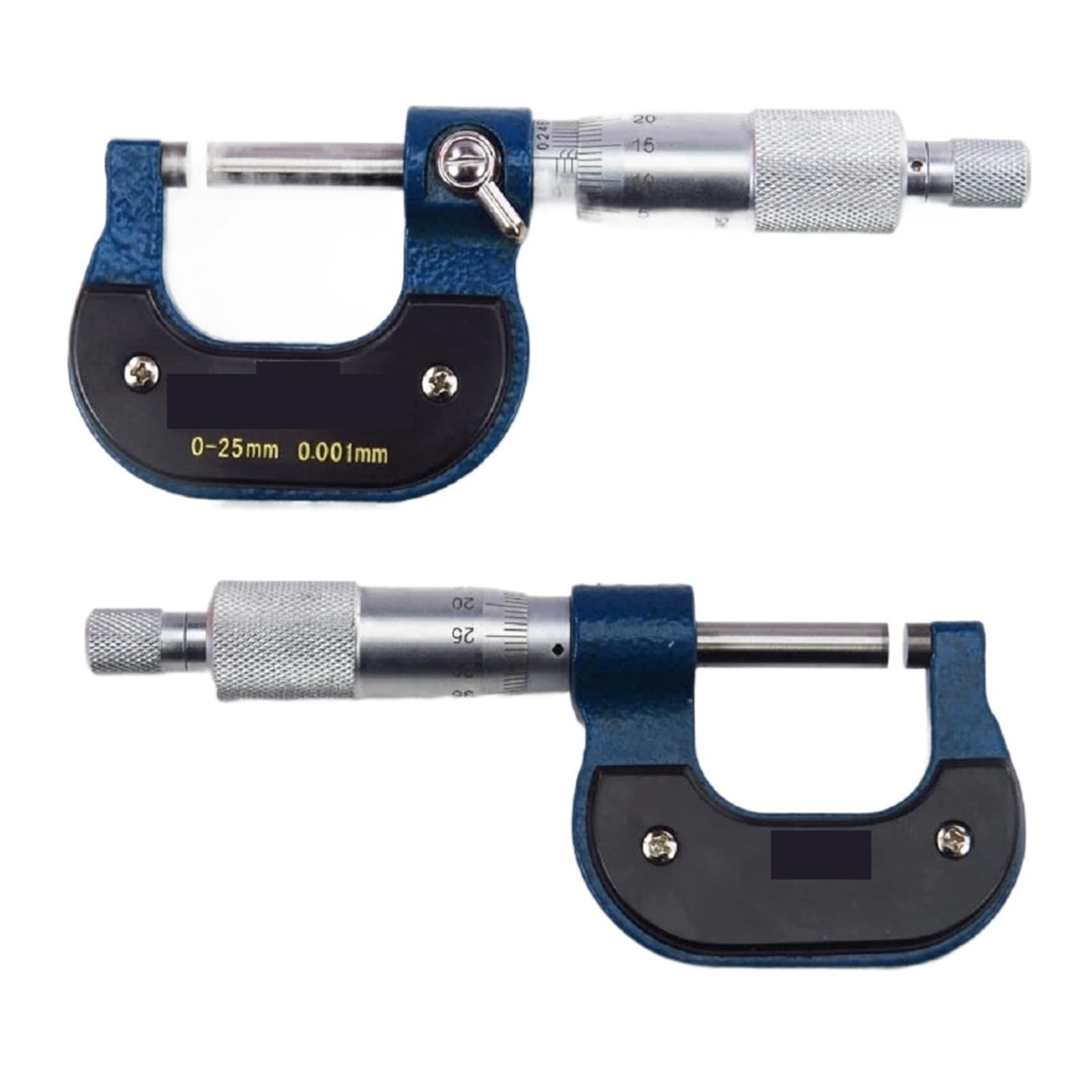 Micrómetro exterior de 0 a 25 mm, micrómetro de espesor de papel de calibración de 0,001 mm Mide cualquier cosa