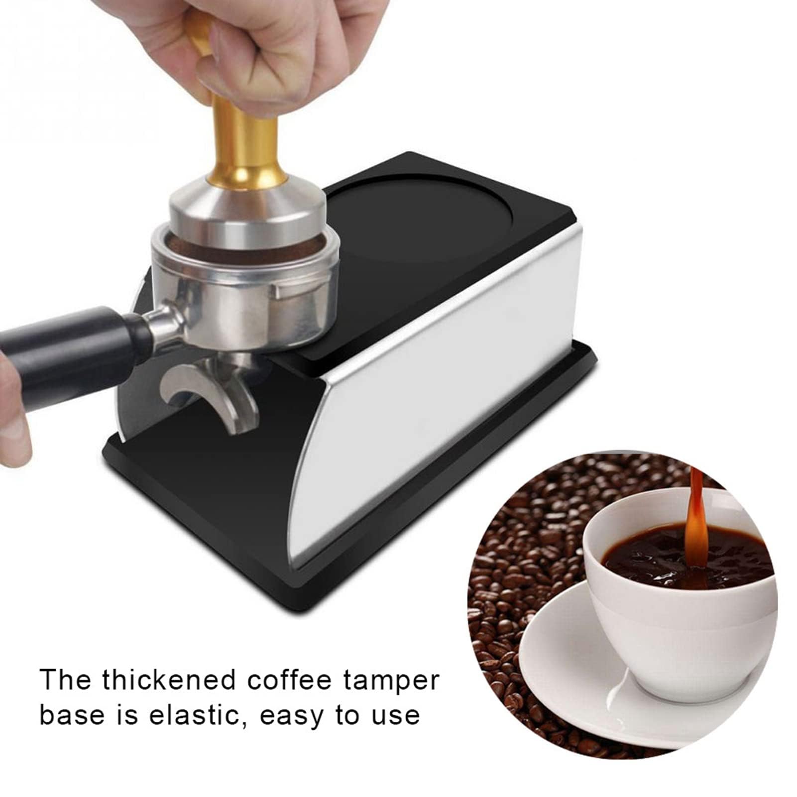 Black Coffee Tamper Base - Image 4